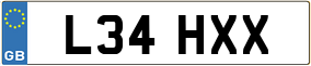 Truck License Plate